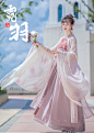 池夏:霓羽 唐风诃子裙套装全套原创汉服女夏季仙气广袖流仙裙-淘宝网
