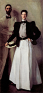 John Singer Sargent 美国现实主义画家（1856年-1925年）--肖像画4 - 守着肉骨头的狗 - 坚守着守望的博客
