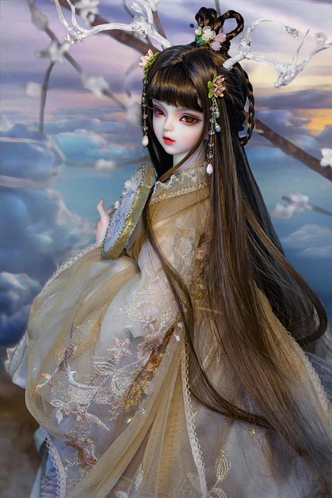 as天使工房3分bjd娃娃女娃古装sd娃娃全套山海经之白鹿淘宝网