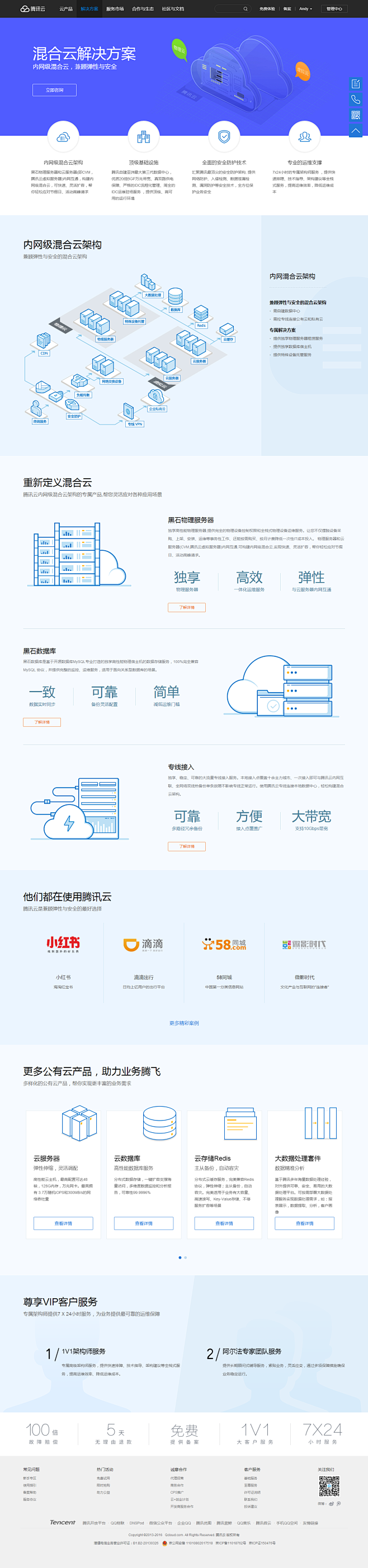 混合云解决方案 - 腾讯云