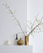brass vase