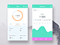 Fitness/Health App — Design Inspiration — Muzli -Design Inspiration : via Muzli