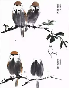 麻雀太平鸟绘画技法详解 - 书画相关 - 中国艺硕.com_艺术人才的专栏名片