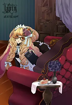 GOKI  的插画 兔子女仆