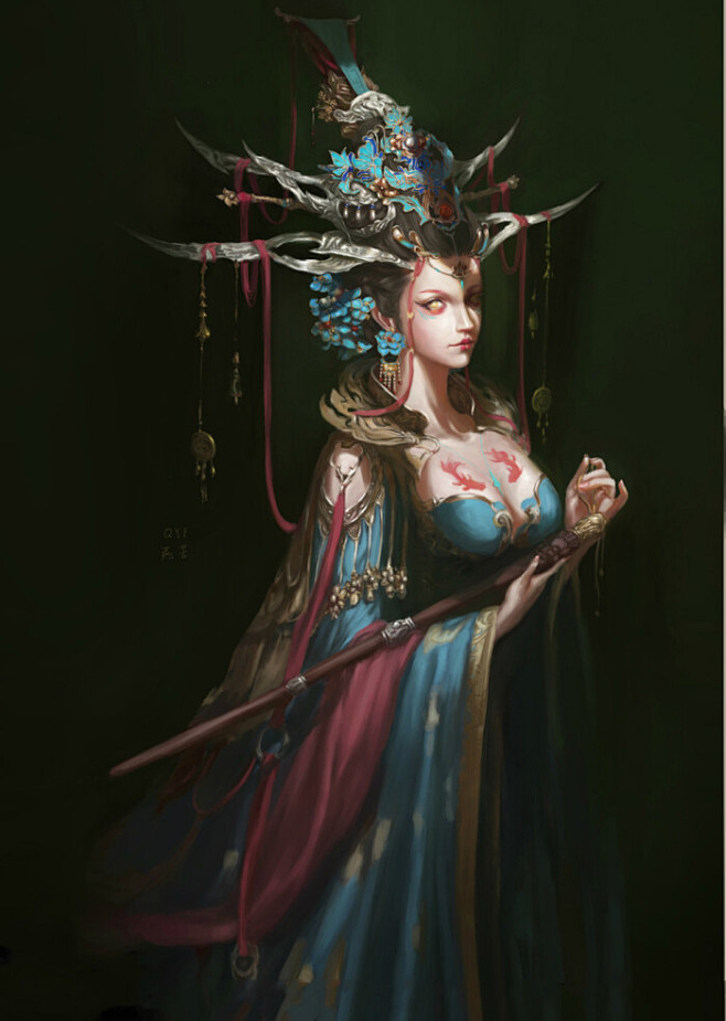 原画插画 Cg厚涂插画 by：艺数绘CG