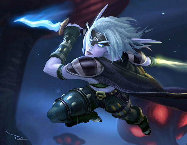暴雪官网更新10张魔兽TCG卡牌精美原画...