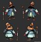 Vivi Ornitier high-poly WIP, Xavier Coelho-Kostolny : The high-poly WIP model of my entry for the Retrogasm contest on Facebook. I'm making Vivi Ornitier from Final Fantasy IX.

The target for the final model will be current-gen consoles, so I'm going to 