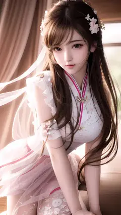 无袖旗袍 | 无界AI