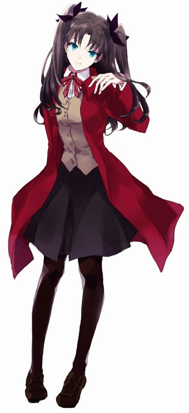 #小清新# #治愈系# #动漫# #唯美# #二次元# #美女# #插画# #Fate/Zero/staynight# #Saber# #远坂凛#