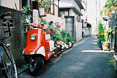 安然若橘_orange采集到我爱Vespa