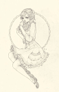 Hand+drawn+one+of+a+kind+drawing.+Pencil+on+heavy+grade,+high+quality+paper.  signed.: 