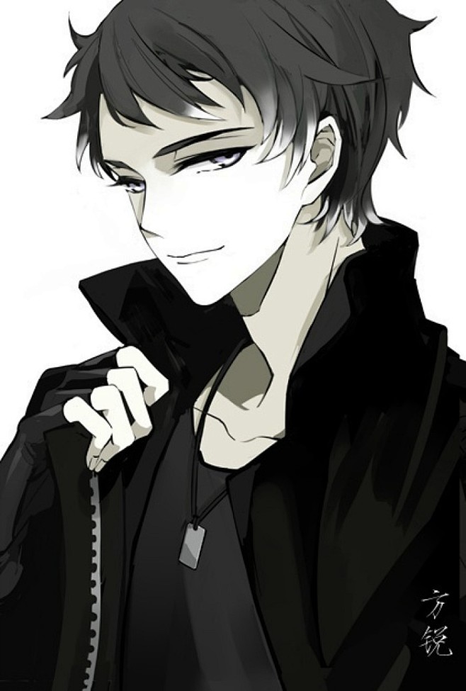 71全职高手 头像 帅哥 美男 黑色系 黑白 金木研 团头 猎奇 动漫