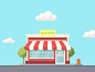 Corner Shop Animation by Motion Authors | Dribbble