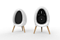 Phantom Mk_iv (2012) - High-end passive speaker : Phantom Mk-iv is high-end passive speaker concept.Above all, This features special mono body enclosure. This mono body is made of a particular material, PEV. This material is a high polymer simillar with w