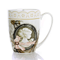欧式复古咖啡杯 骨瓷水杯 可爱/创意茶杯马克杯 简约陶瓷杯子外贸
