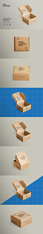 纸板箱外观包装设计样机 (PSD)