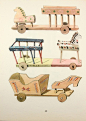 1 2 3!我们都是木头人。《Folk-Toys Les Jouets Populaires》一本记录民间木质玩具的绘本。作者：Hercik Emanuel