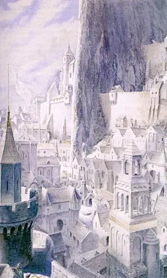 指环王 插画大师：Alan lee 艾伦·李 《魔戒》全集插画