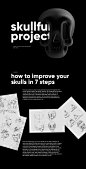 Skullful Online Course : Skullful project is an online course by spiilka design büro and C4D42 that teaches a designer to be much more skillful (or skullful if you will) with 3D modeling, graphic design, and art direction as well. Join the course here: sk