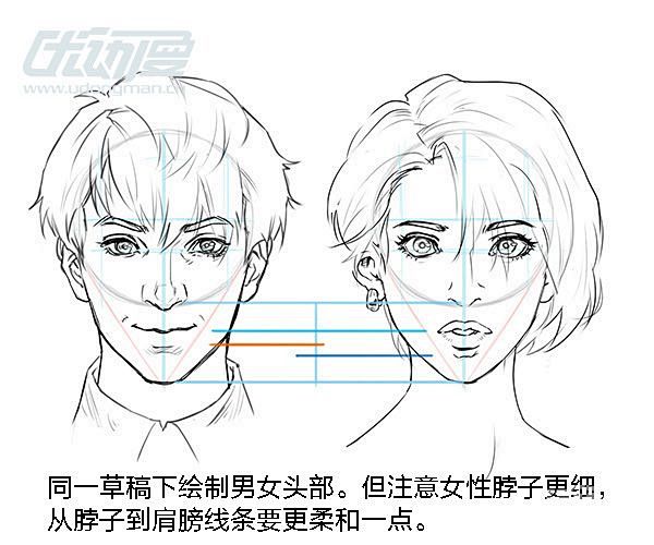 脸部画法讲座 - 优动漫 动漫创作支援平...