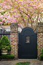 hueandeyephotography: Garden Door with Twinkle Lights, Charleston, SC © Doug Hickok All Rights Reserved