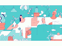 QeVJBEcC采集到平面插画