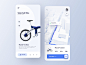 app UI 共享单车
