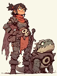  狩猎大师与她的宠物龙 - 小红书