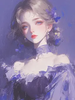 蓝紫色花海｜头像｜壁纸 - 小红书