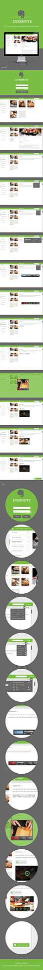 Redesign - Evernote : This is a personal project to redesign the Evernote desktop application.