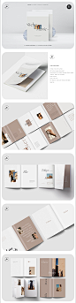 时尚高端专业的高品质品牌手册宣传册画册房地产楼书杂志设计模板