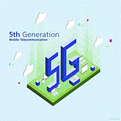 18款5G网络移动光纤上网手机互联区块科技渐变AI矢量海报背景设计-爱设计爱分享c