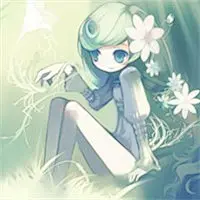 感觉清灵的手绘动漫女生个性头像_QQ个性头像