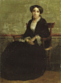 A Portrait of Geneviève Bouguereau (1850)