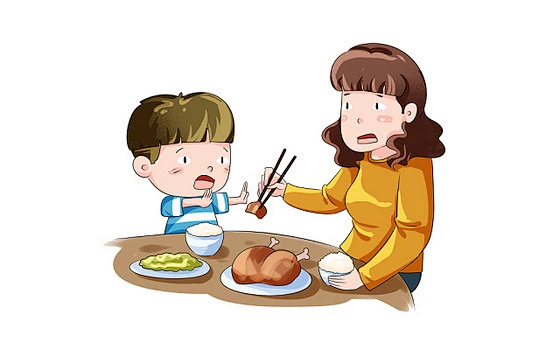 挑食卡通人物不吃饭PNG素材-花瓣网