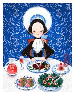 画师singgi笔下巫女。
每一张插画仿佛都有着一个故事。
恰到好处的配色风格，
可爱的画风中带着一丝丝黑暗~ ​​​​