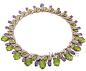 宝格丽 (Bulgari) 2014年四季系列珠宝
“春之复苏”高级珠宝项链