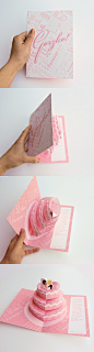 Pop-up Wedding Card on Behance