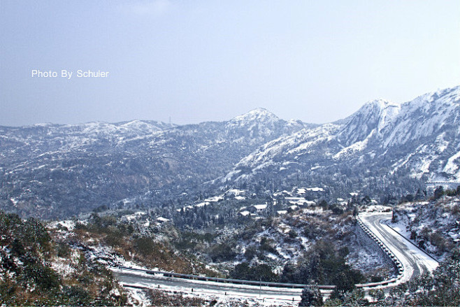 大罗山雪景（温州）