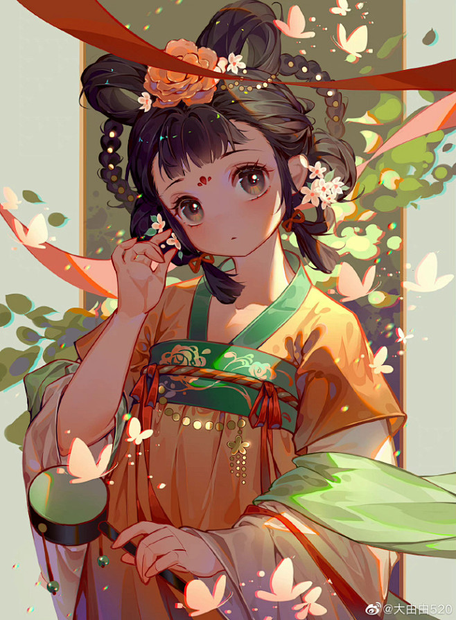 手绘超话#二次元##插画# 整个合集～...