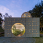 墨西哥设计周混凝土拼图打造的鼓泡展馆 / Gerardo Broissin

#展览建筑设计# #建筑与自然# ​​​​
