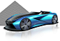 跑车，Lexus，ps，手绘   | 全球最好的设计，尽在普象网（www.puxiang.com）