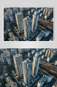 AI数字艺术房地产城市航拍摄影图-众图网