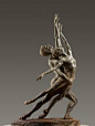 By Richard MacDonald ''Pas de Deux Elegance 25.5x18x9'' Bronze