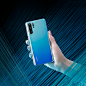 Huawei P30 Pro : The new Huawei P30 Pro is more than a fancy technological gadget. It has become a fashionable piece of hand jewelry.Each picture shows the smartphone held in a hand. We play with colors, textures, decorations to create an eye-catching com