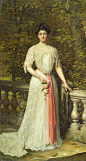 THOMAS BENJAMIN KENNINGTON (1856 - 1916) - A PORTRAIT OF A LADY
