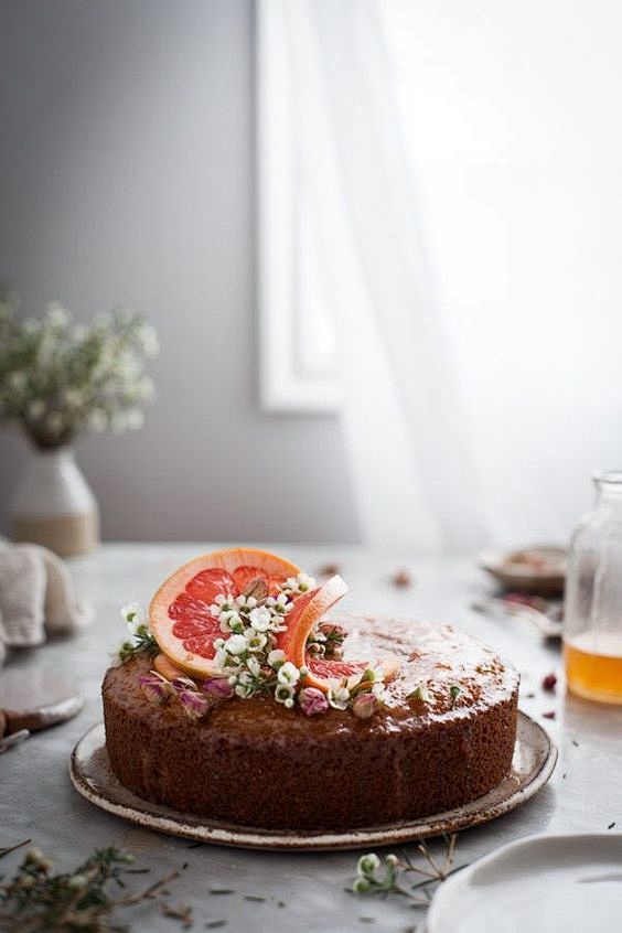 Semolina Cake + Rose...