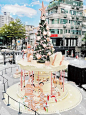 圣诞美陈｜jomalone&Chanel节日装置亮相台北