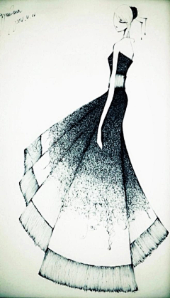 痴痴梦采集到女装。插图