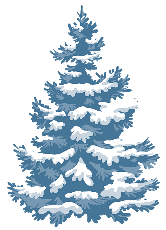 免扣素材 png 雪 松树 圣诞